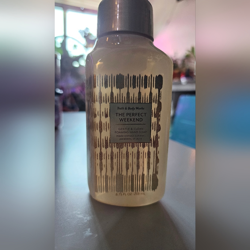 The perfect weekend foaming hand soap